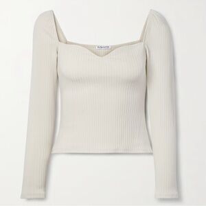 REFORMATION October Ribbed Tip S Cream